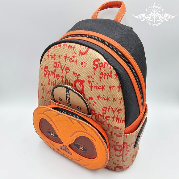 Loungefly TRICK R TREAT Trick \'r Treat Sam Pumpkin Mini Backpack main image 7